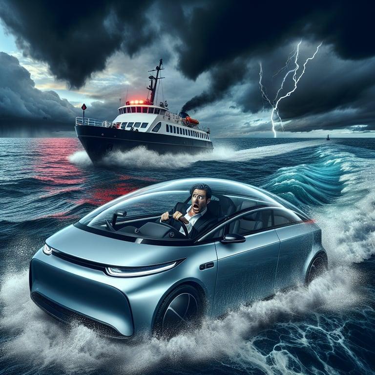 Banner for Tesla Trouble at Sea: Man Faces Charges After Attempting to Drive on Moving BC Ferry!