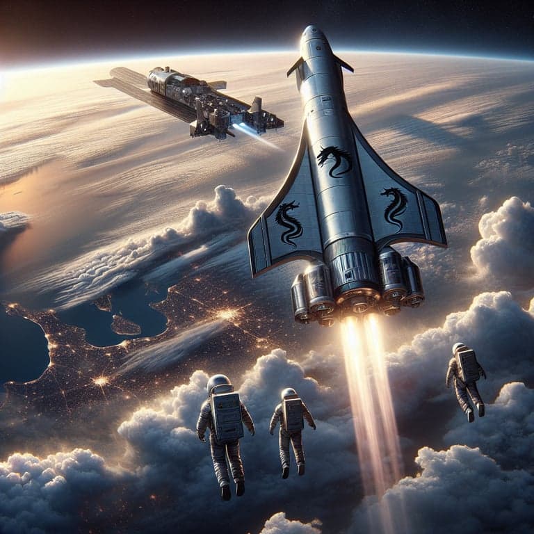 SpaceX Dragon's Stellar Launch: NASA Astronauts Soar to ISS
