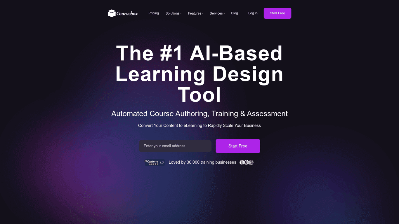 Coursebox screenshot