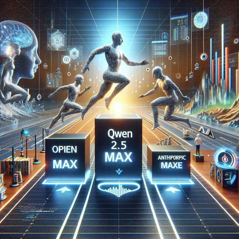 Banner for Alibaba's Qwen 2.5 Max Surpasses OpenAI and Anthropic in AI Benchmarks!