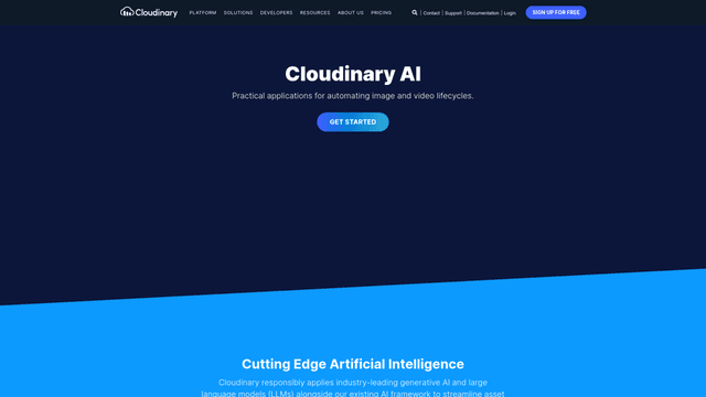 Thumbnail image for Cloudinary AI