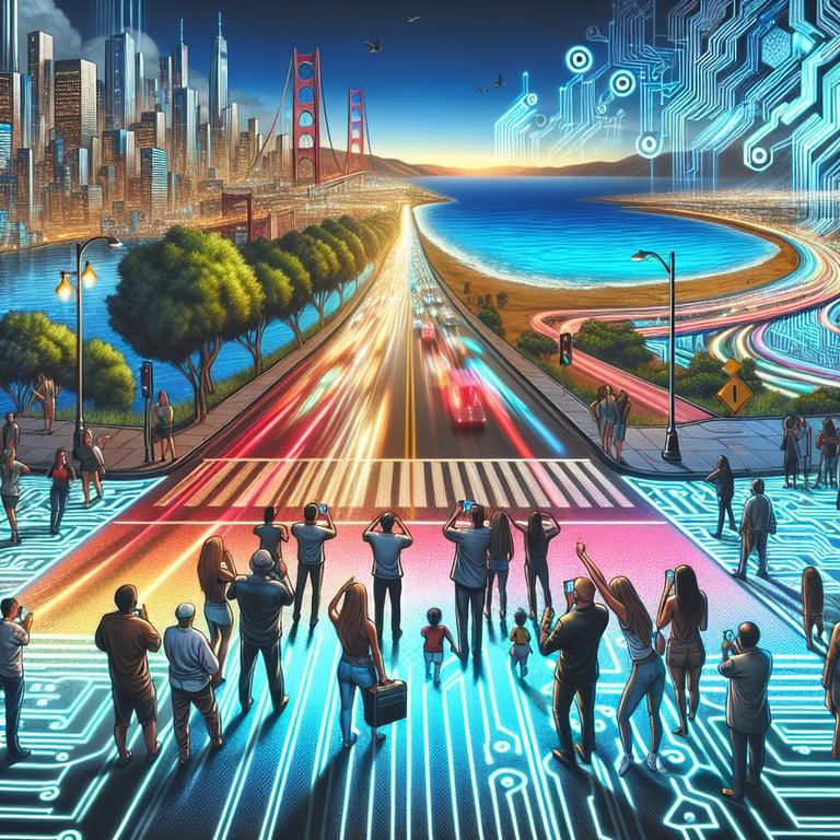 Banner for Peninsula Crosswalks Get 'Zucked': Tech Moguls' 'Messages' Amuse Locals!