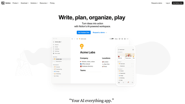 Thumbnail image for Notion AI
