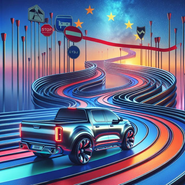 Banner for Cybertruck's European Journey: Teslab's Daring Road to Approval