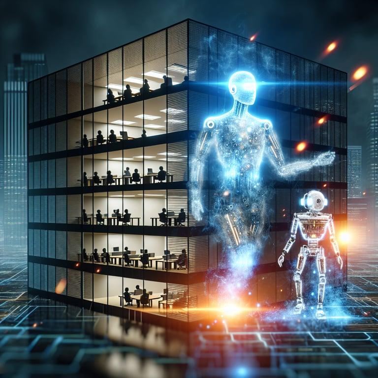 Banner for Tech Giants Trim Workforce: Embracing AI Amid Job Cuts