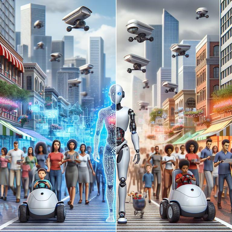 Banner for China's AI Resurgence: Humanoid Workers and Surveillance Buggies Transform Daily Life