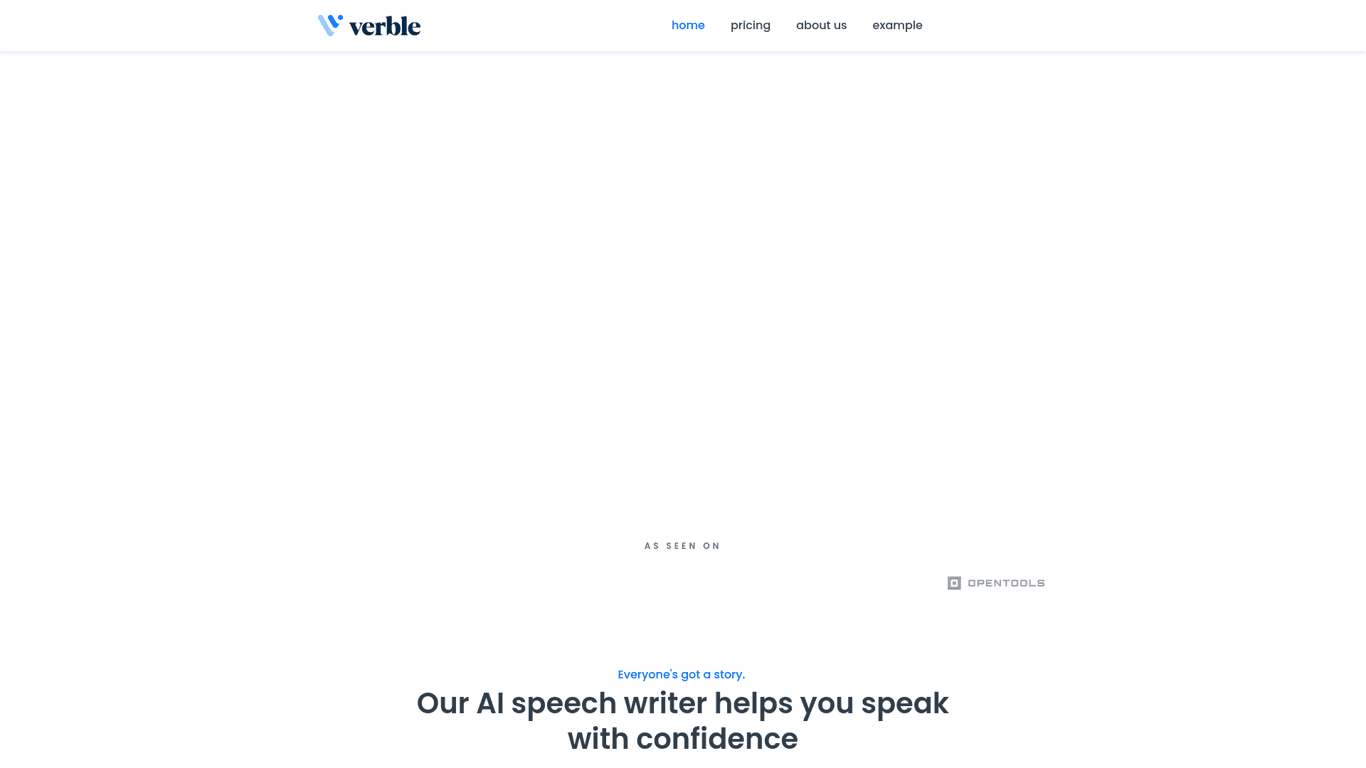 Verble screenshot