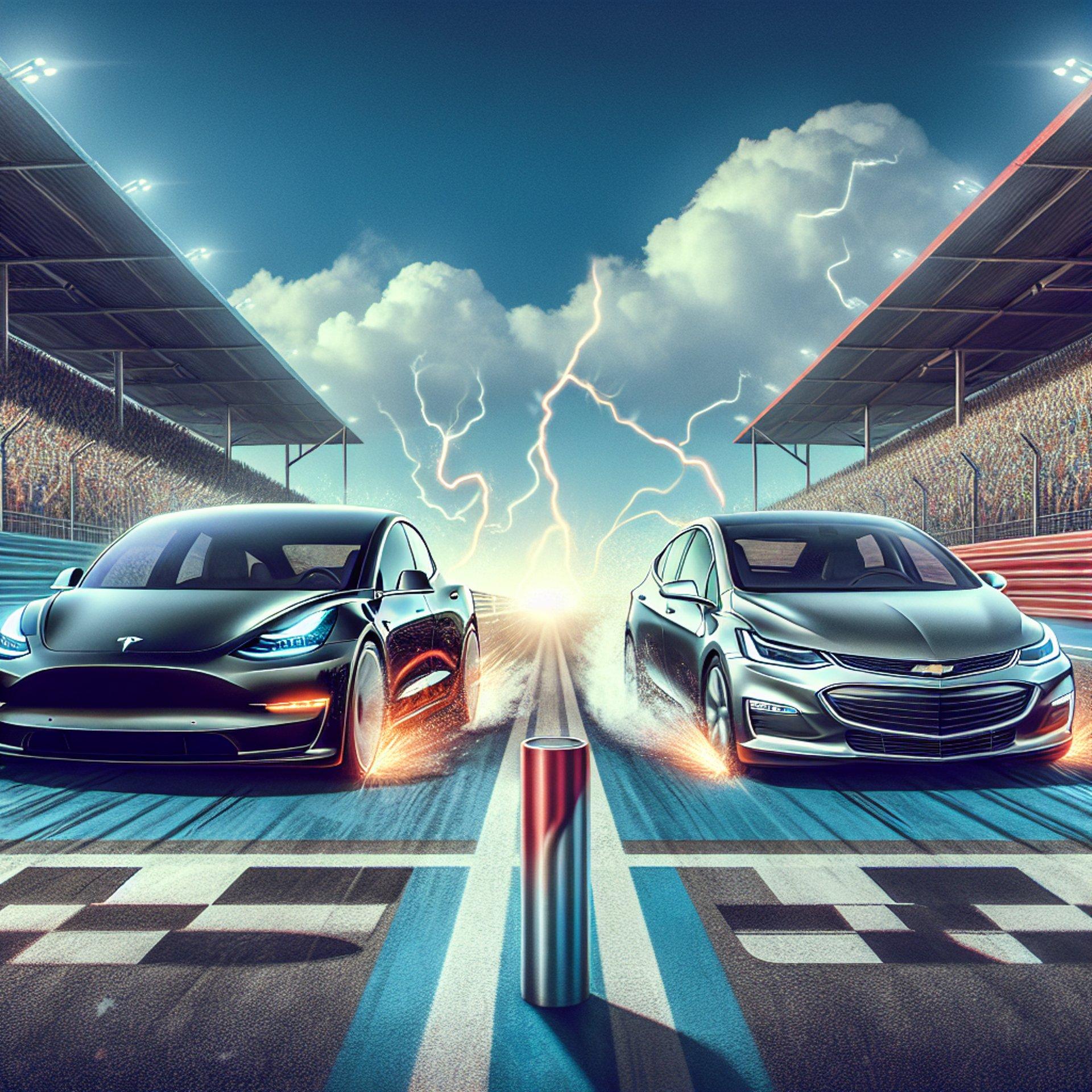 Banner for Chevy Cruze vs Tesla Model 3: The Drag Race That Electrifies Enthusiasts