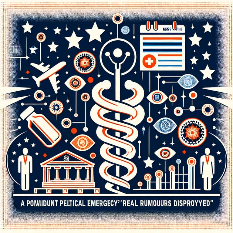 Banner for Donald Trump's 'Medical Emergency': Fact or Fiction? Viral Rumors Debunked!