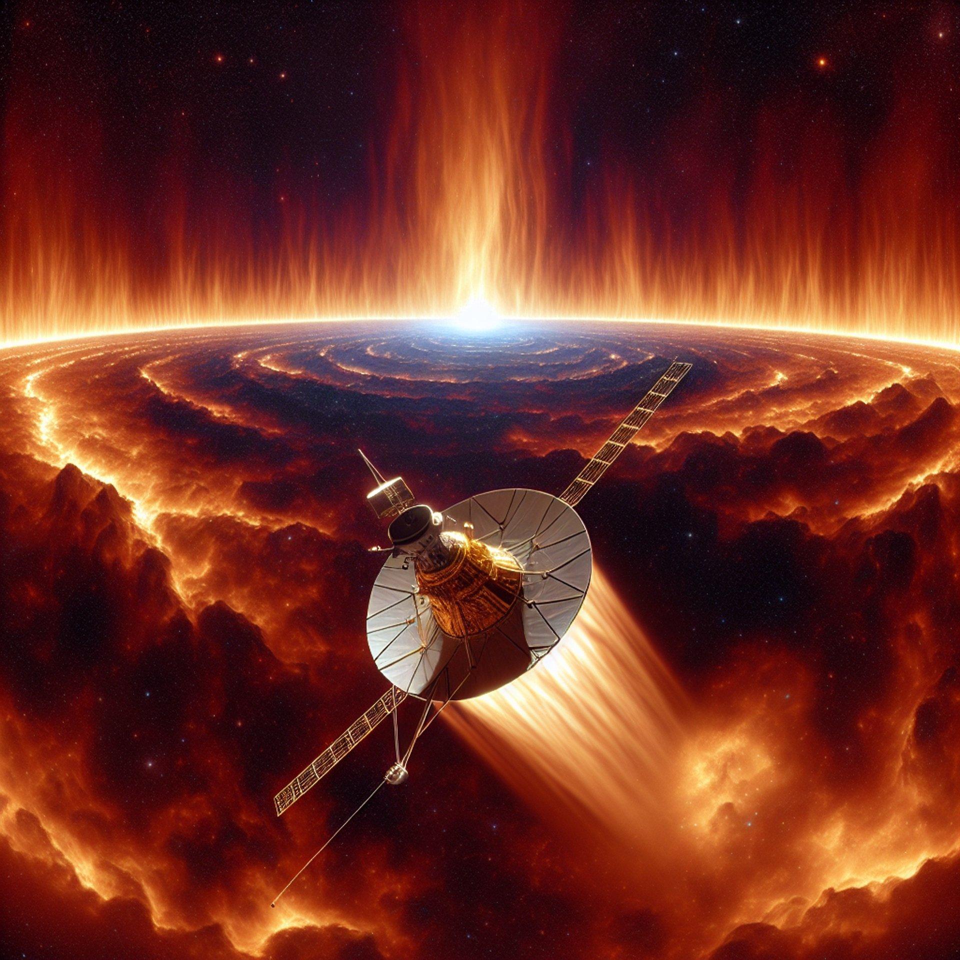 Banner for Voyager 1 Unveils Scorching 'Wall of Fire' at Solar System's Edge