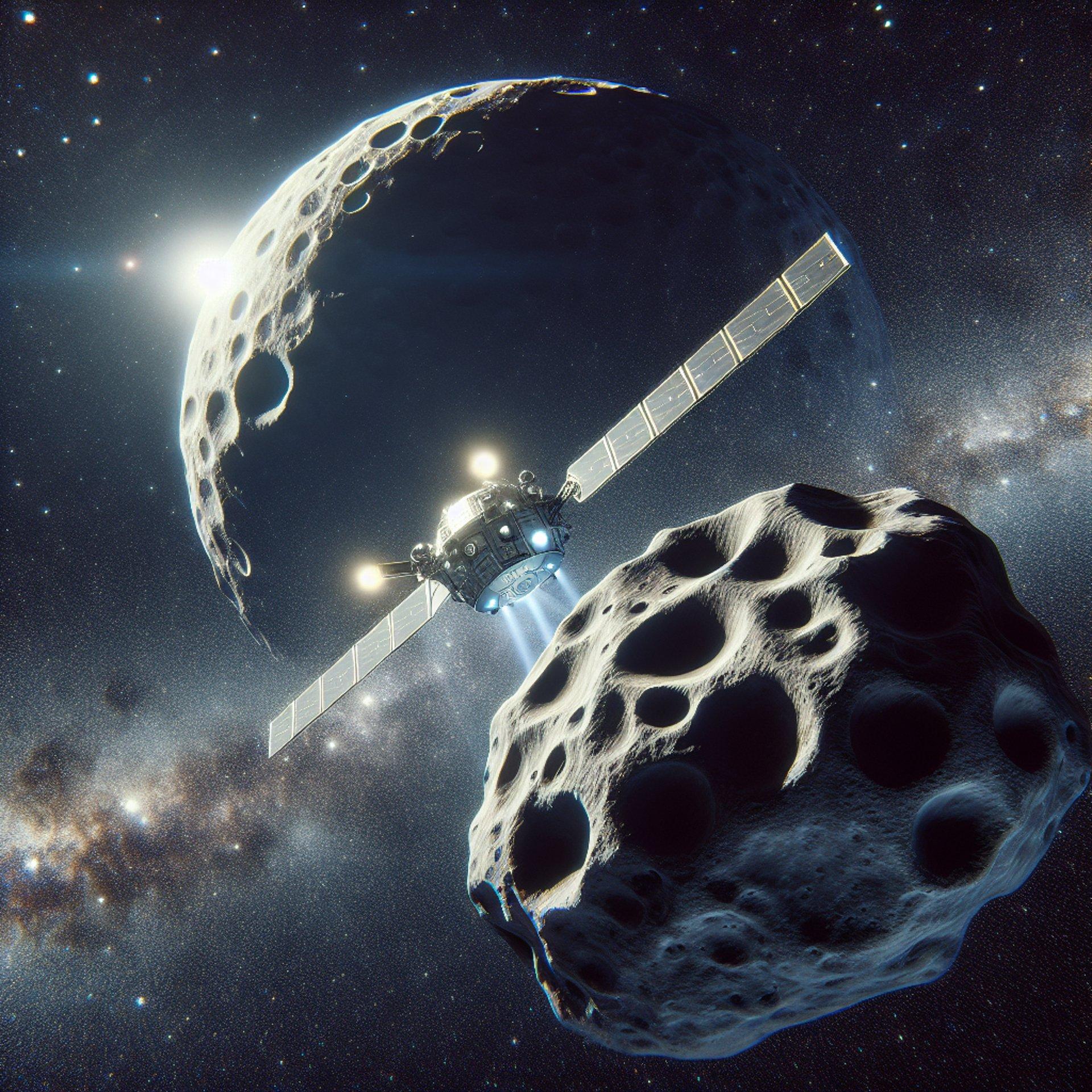 Banner for NASA's Lucy: Racing Through Space to Uncover Asteroid Donaldjohanson's Secrets!