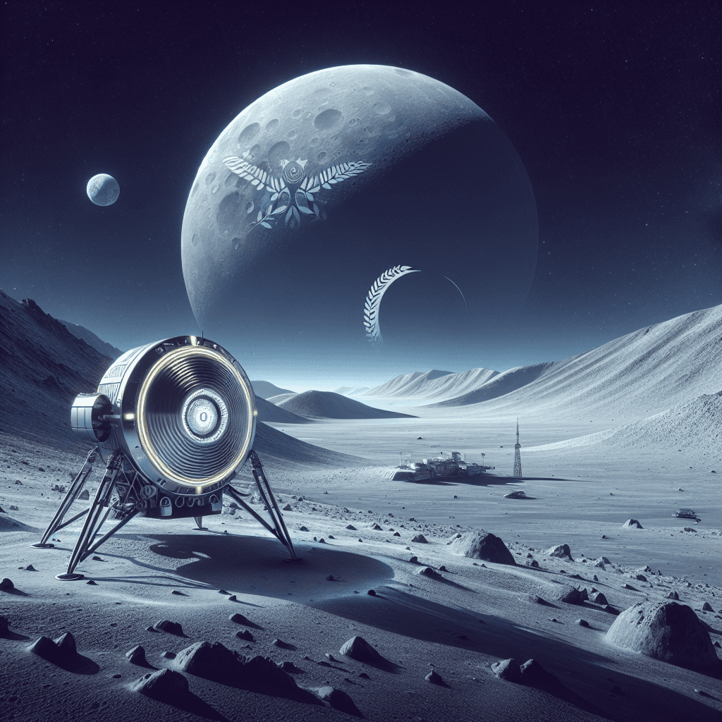 Intuitive Machines' Athena Lander Achieves Landmark Lunar South Pole Touchdown!