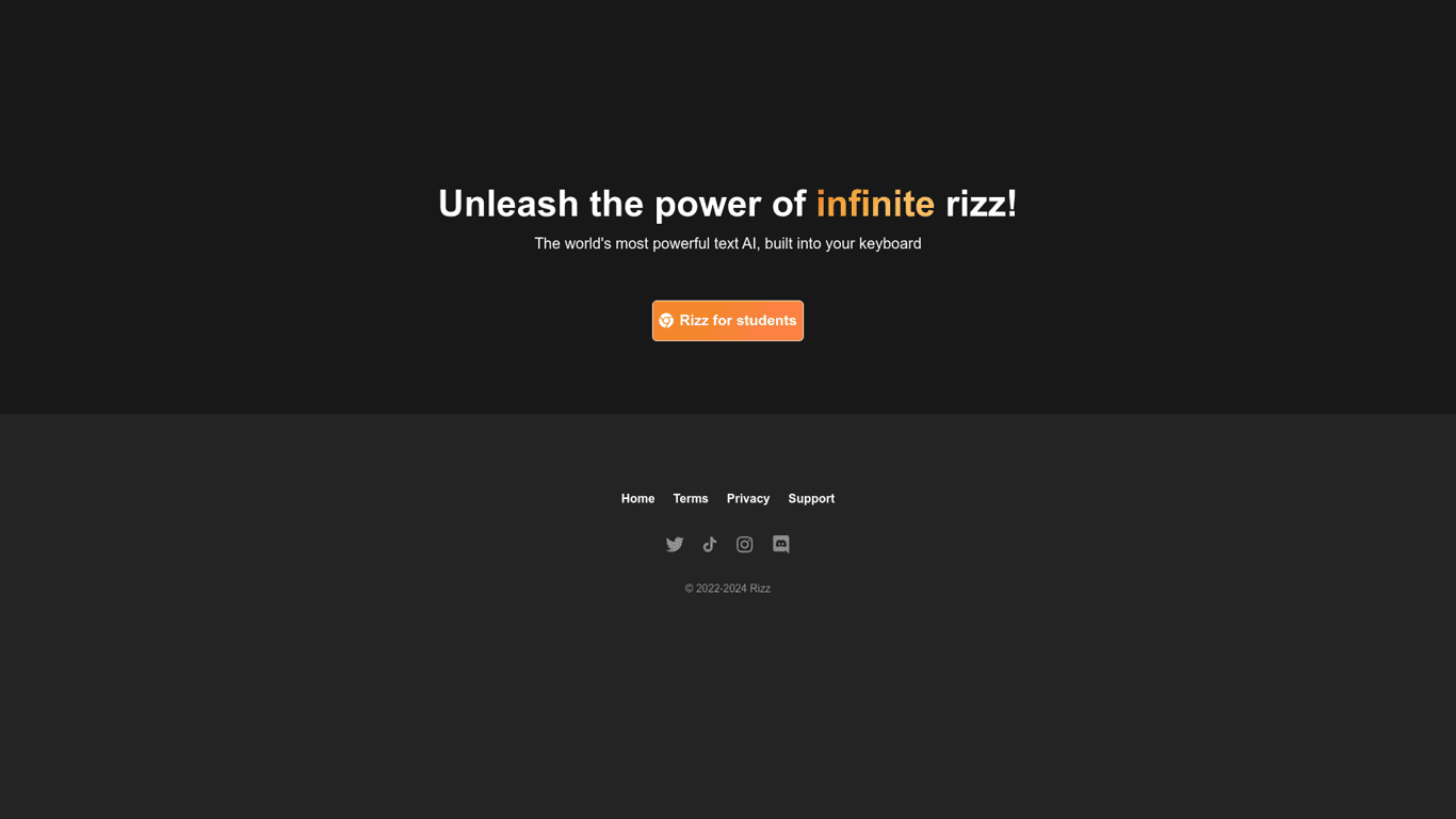 Rizz! Keyboard screenshot