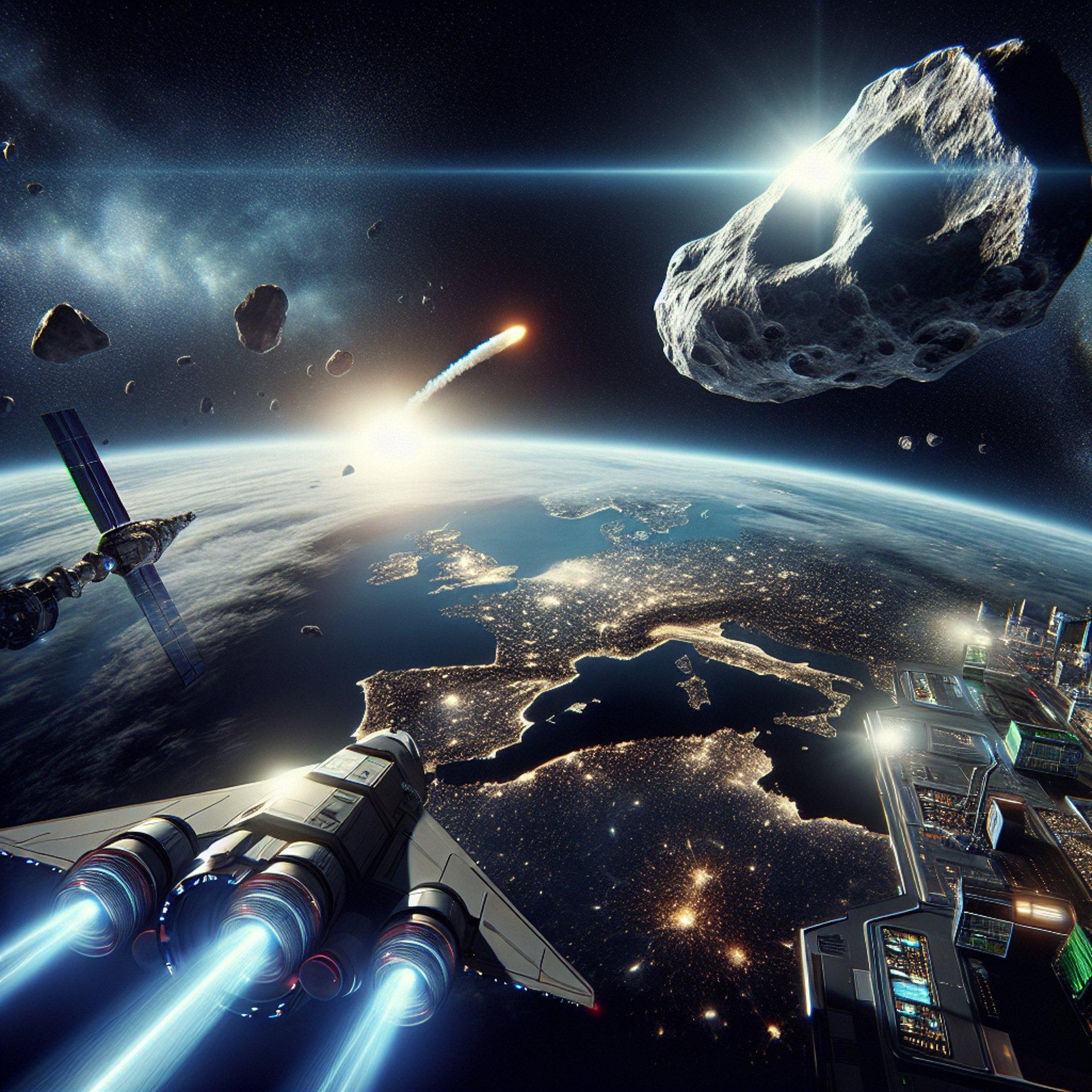 Banner for NASA's Latest Mission: Defending Earth from 'City Killer' Asteroid by 2032!