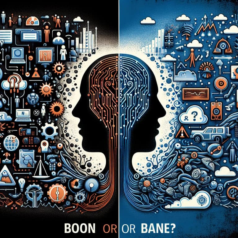 Banner for AI's Revolutionary Potential: Boon or Bane?