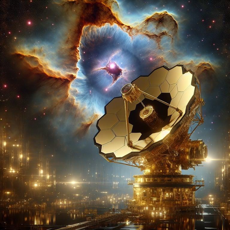 Banner for James Webb Space Telescope Unveils Stunning Star Births in Cat's Claw Nebula