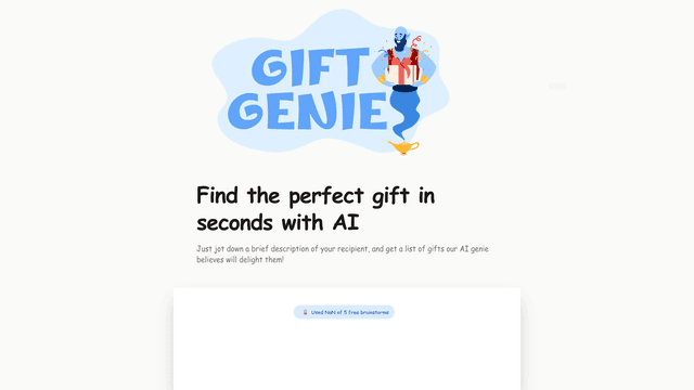 Thumbnail image for Gift Genie AI