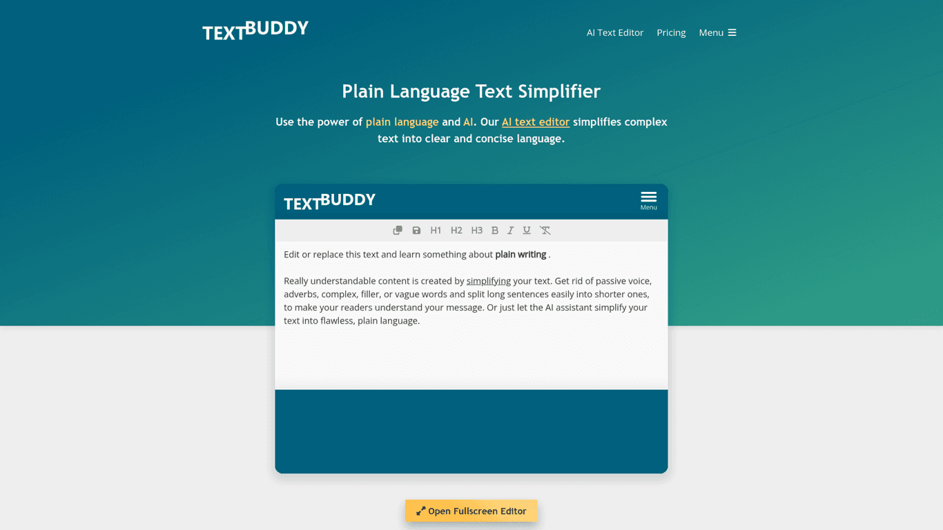 Textbuddy screenshot