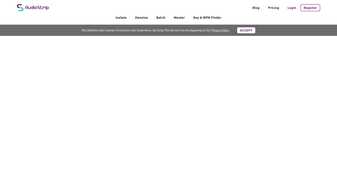 AudioStrip screenshot
