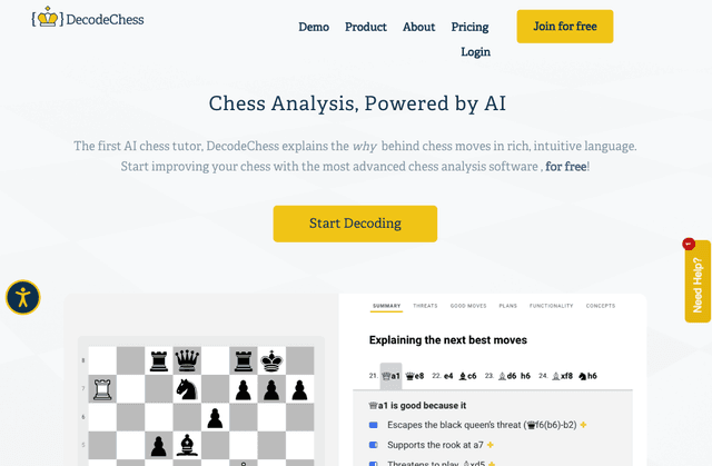 Thumbnail image for Decode Chess - AI Chess Coach