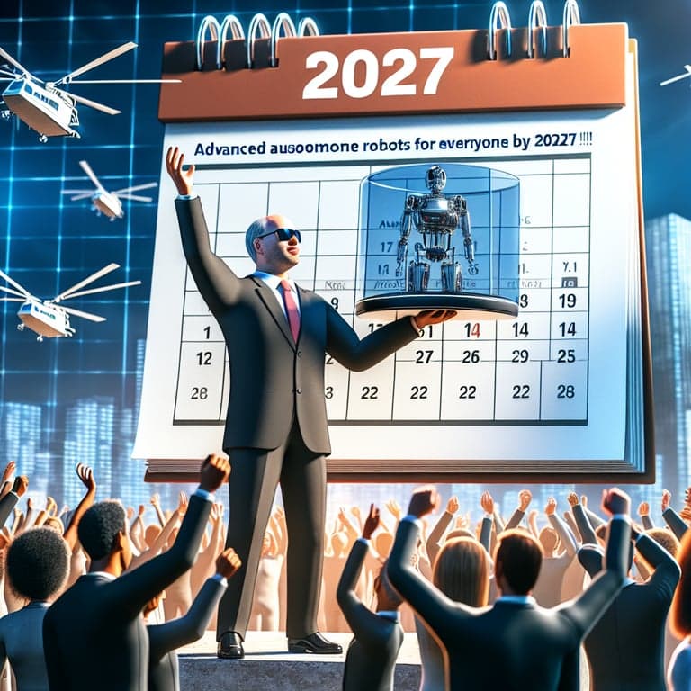 Banner for Elon Musk Declares: Tesla Optimus Robots for Everyone by 2027!