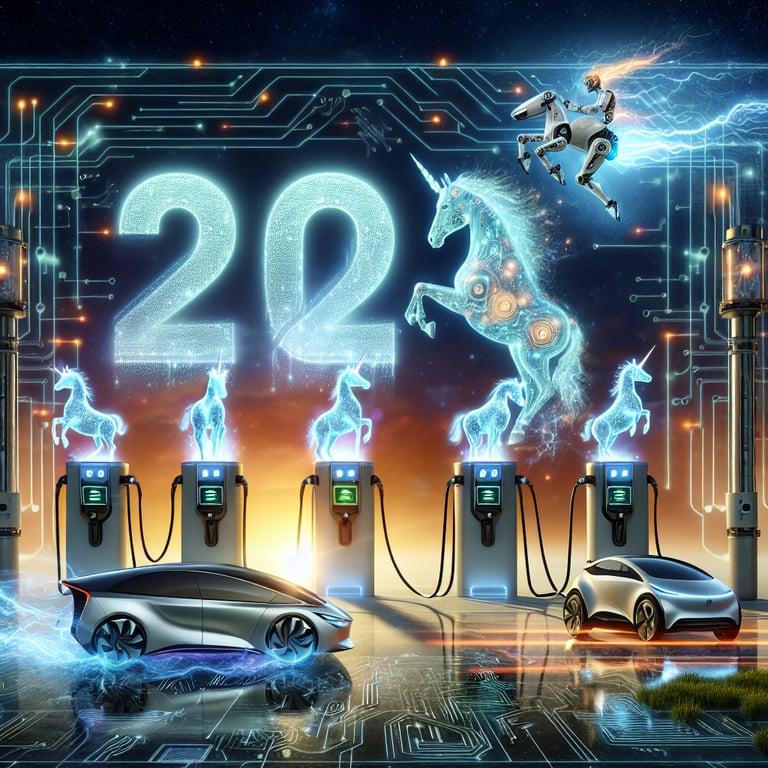 Banner for The Unicorn Boom of 2024: AI, EVs, and Robotics Lead the Charge