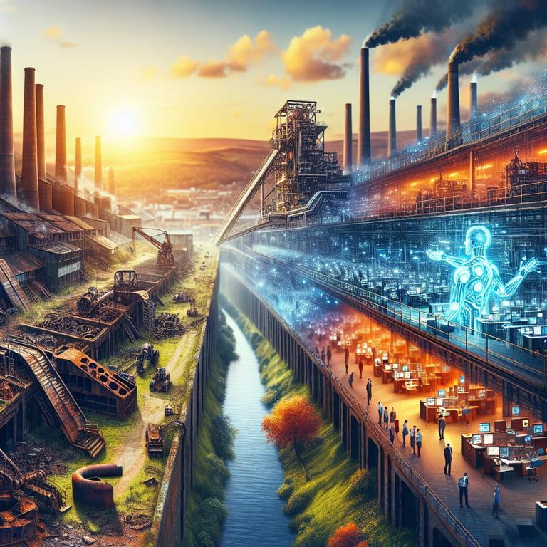 Banner for Revamping Rust Belts: UK's Bold Plan to Transform Industrial Wastelands into AI Powerhouses