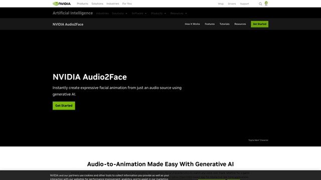 Thumbnail image for Omniverse Audio2Face