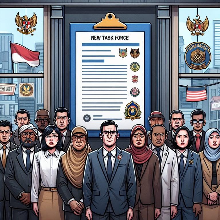 Banner for Indonesian Businesses Alarmed by Potential Employer Criminalization in Prabowo's New Task Force