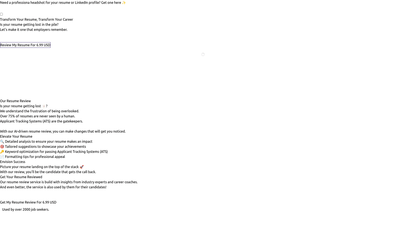AI Resume Checker screenshot