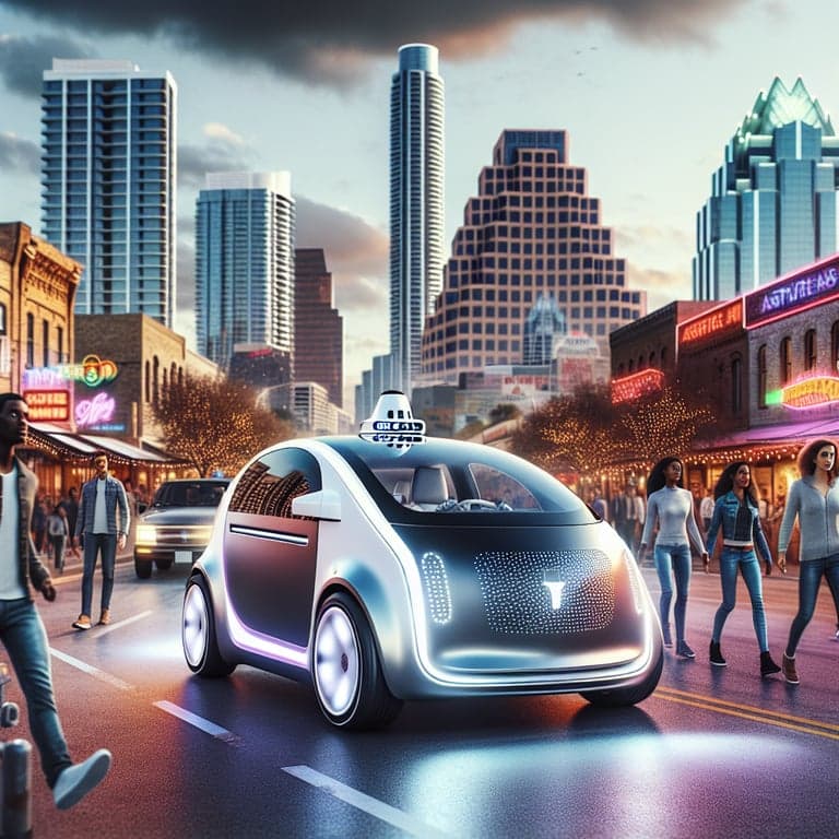 Banner for Tesla's Futuristic Cybercab Spotted on Austin's Streets: A Glimpse into Autonomous Future!