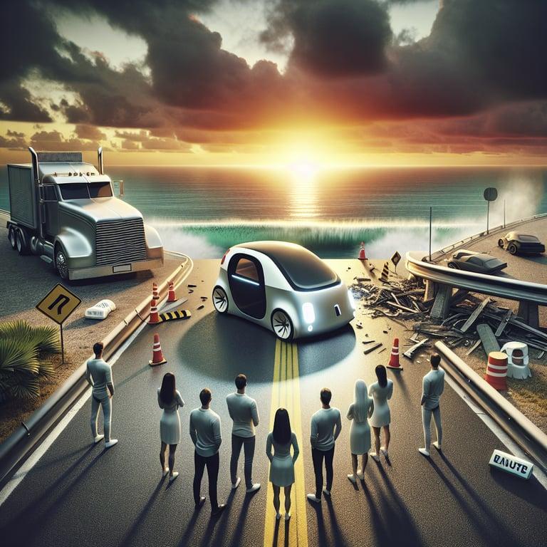 Banner for Tesla's FSD Dream Hits a Roadblock: Influencers' Coast-to-Coast Drive Ends in Crash