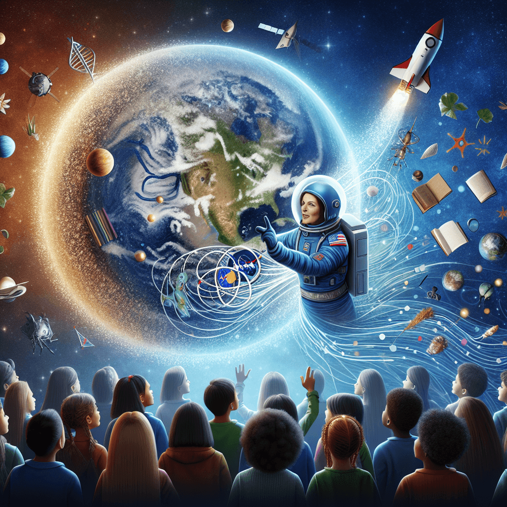 Banner for NASA's Anne McClain Rockets Inspiration with Students from Space