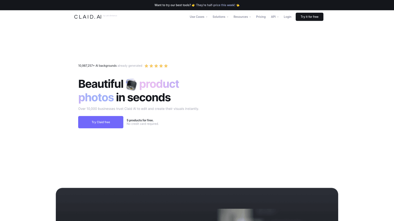 Claid.ai screenshot