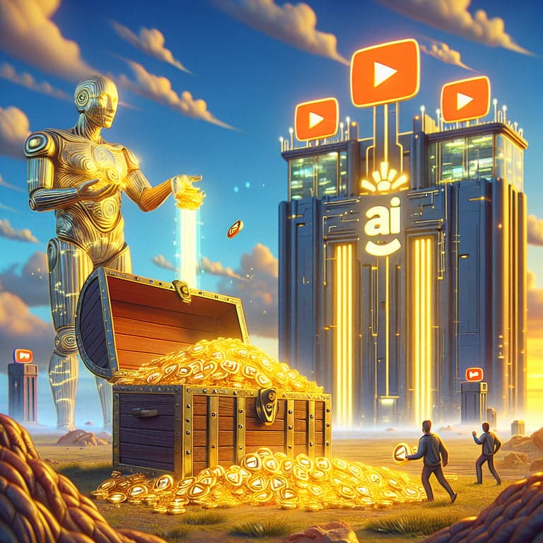 YouTubers Strike Gold by Selling Unused Video to AI Giants