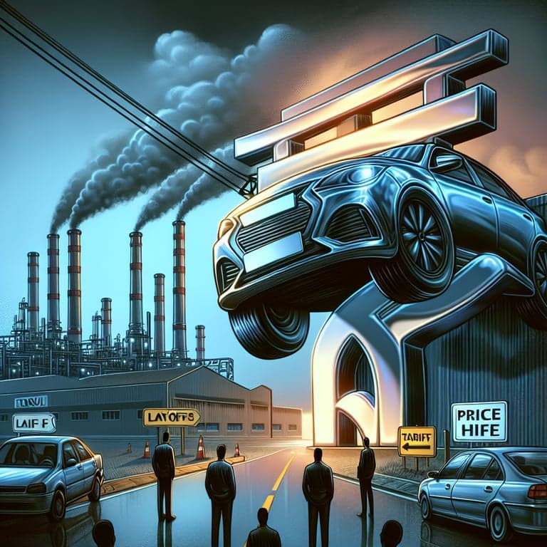 Banner for Auto Industry on Edge: Trump Tariffs Drive Price Hikes and Layoffs