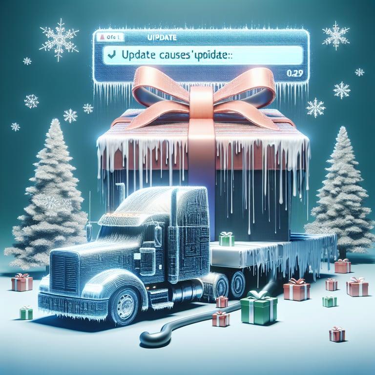 Banner for Tesla's 'Christmas Gift' Causes Cybertruck Meltdown: FSD 13.2.2 Update Bricks Vehicles