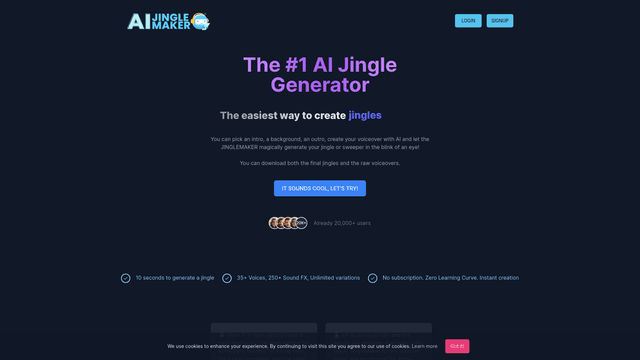 Thumbnail image for AI Jingle Generator