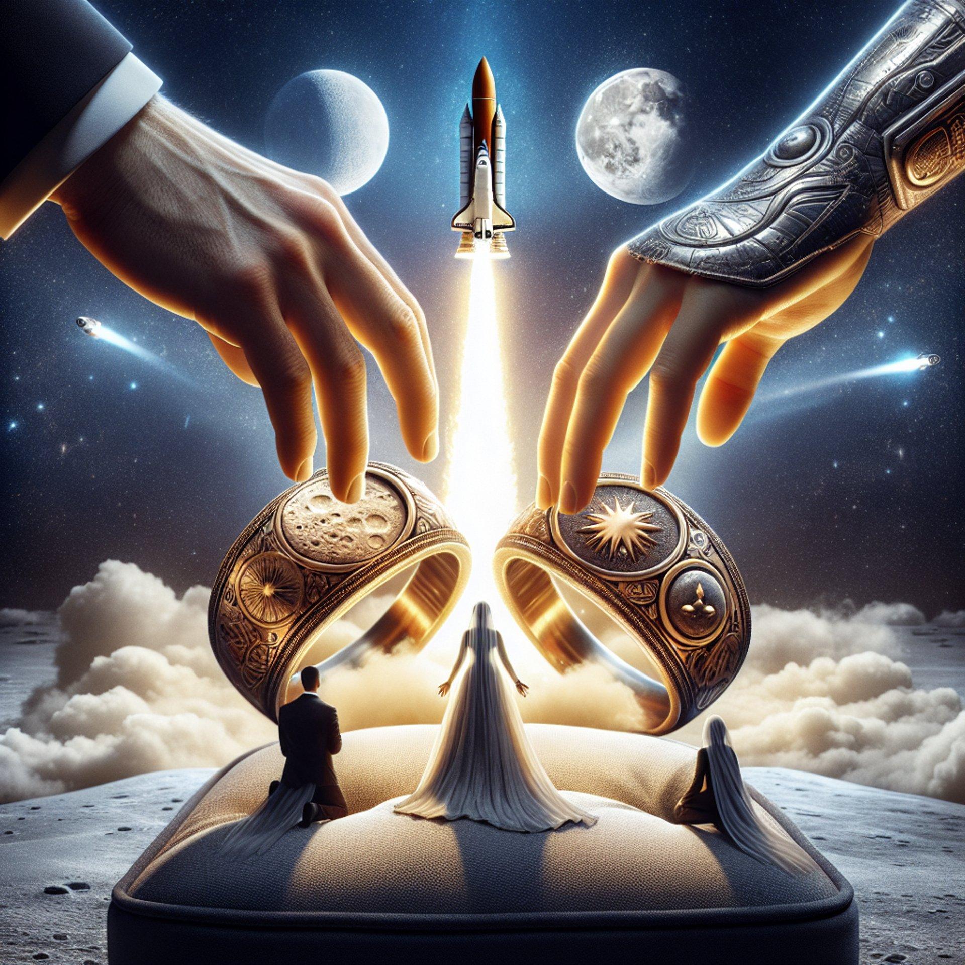 Banner for Blast Off Your Wedding with NASA-themed Rings from Manly Bands