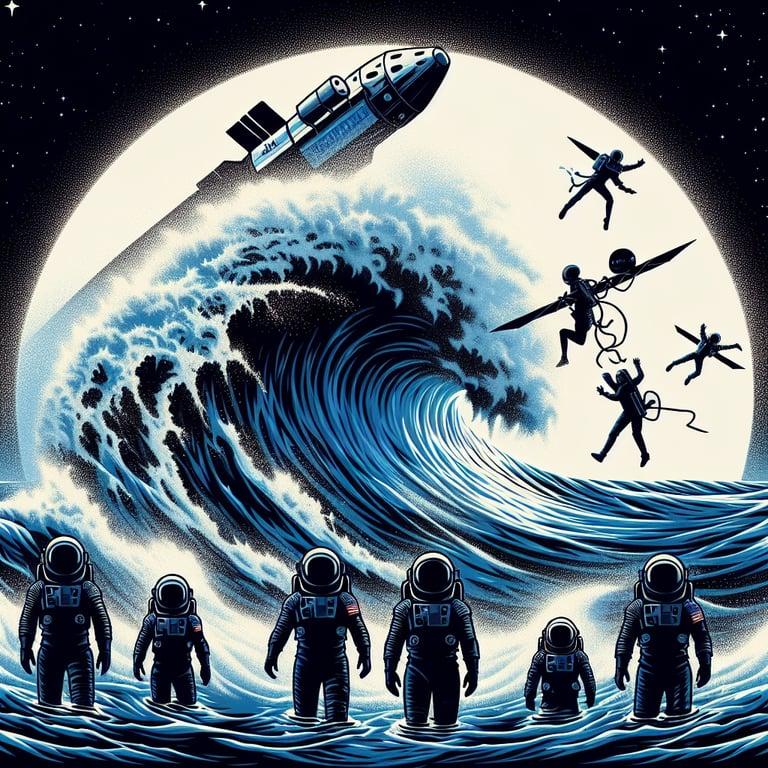 Banner for NASA's SpaceX Crew-10: Making Waves with Historic Pacific Splashdown