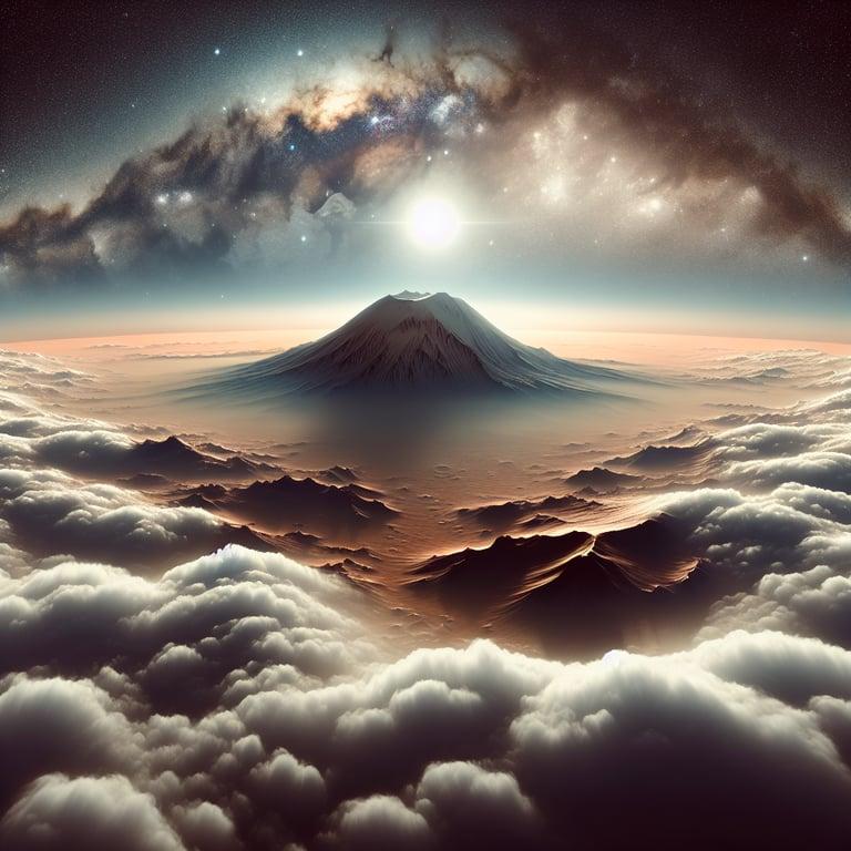 Banner for NASA's Mars Odyssey Captures Breathtaking Image of Arsia Mons Rising Above Martian Clouds