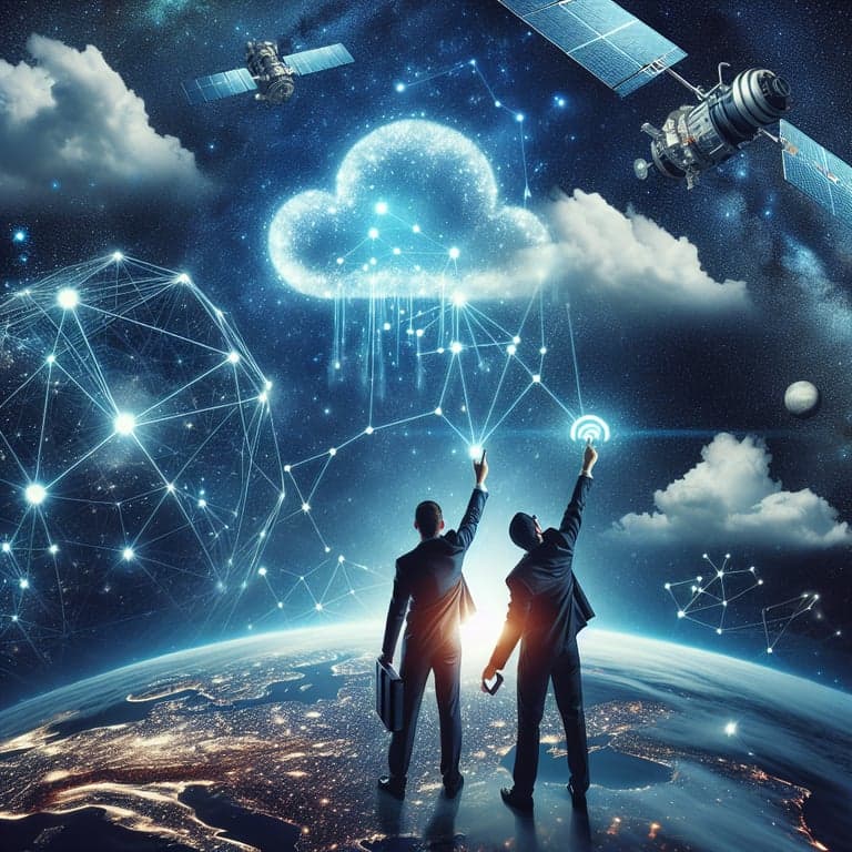 Banner for Elon Musk and Jeff Bezos Reach for the Stars with Space Data Centers