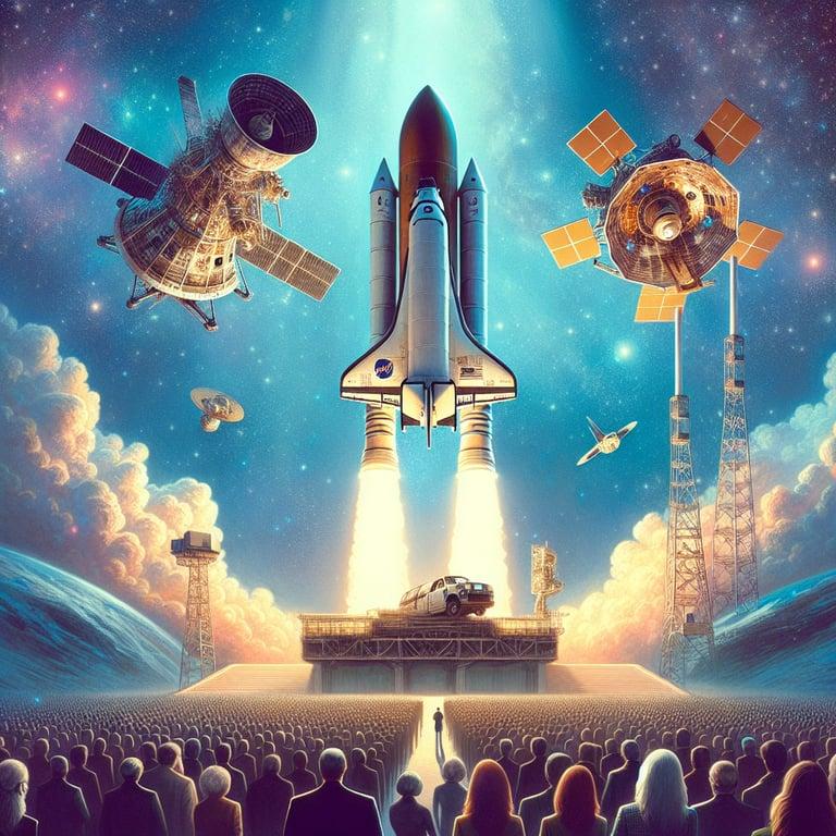Banner for Blast From The Past: NASA's Atlantis Rockets Off to Service Hubble One Last Time!