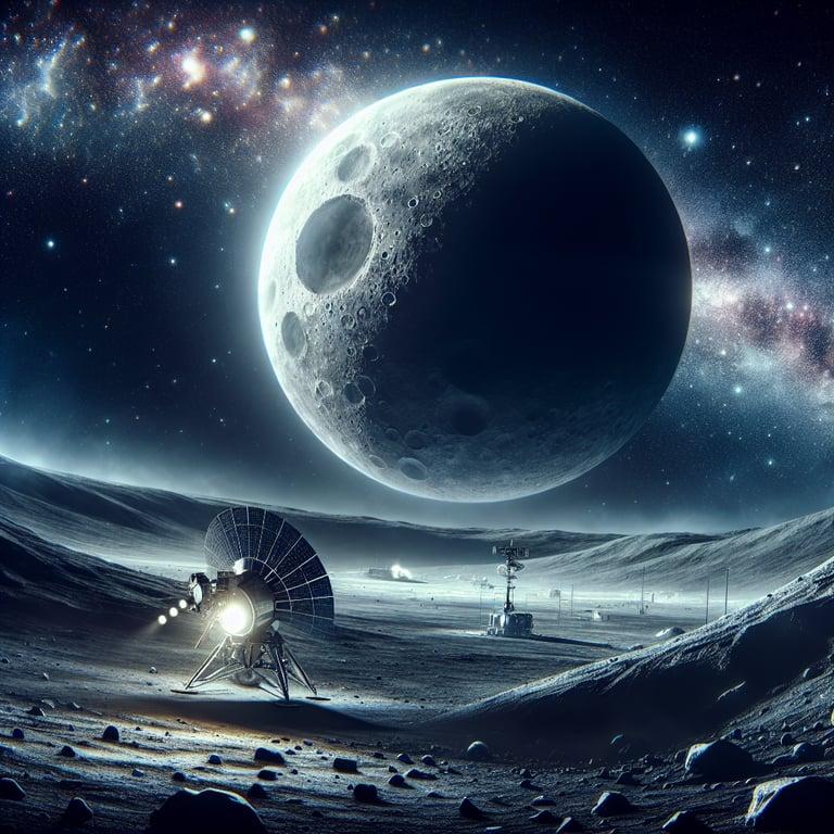 Banner for NASA's Lunar Leap: The Return to the Moon and Beyond