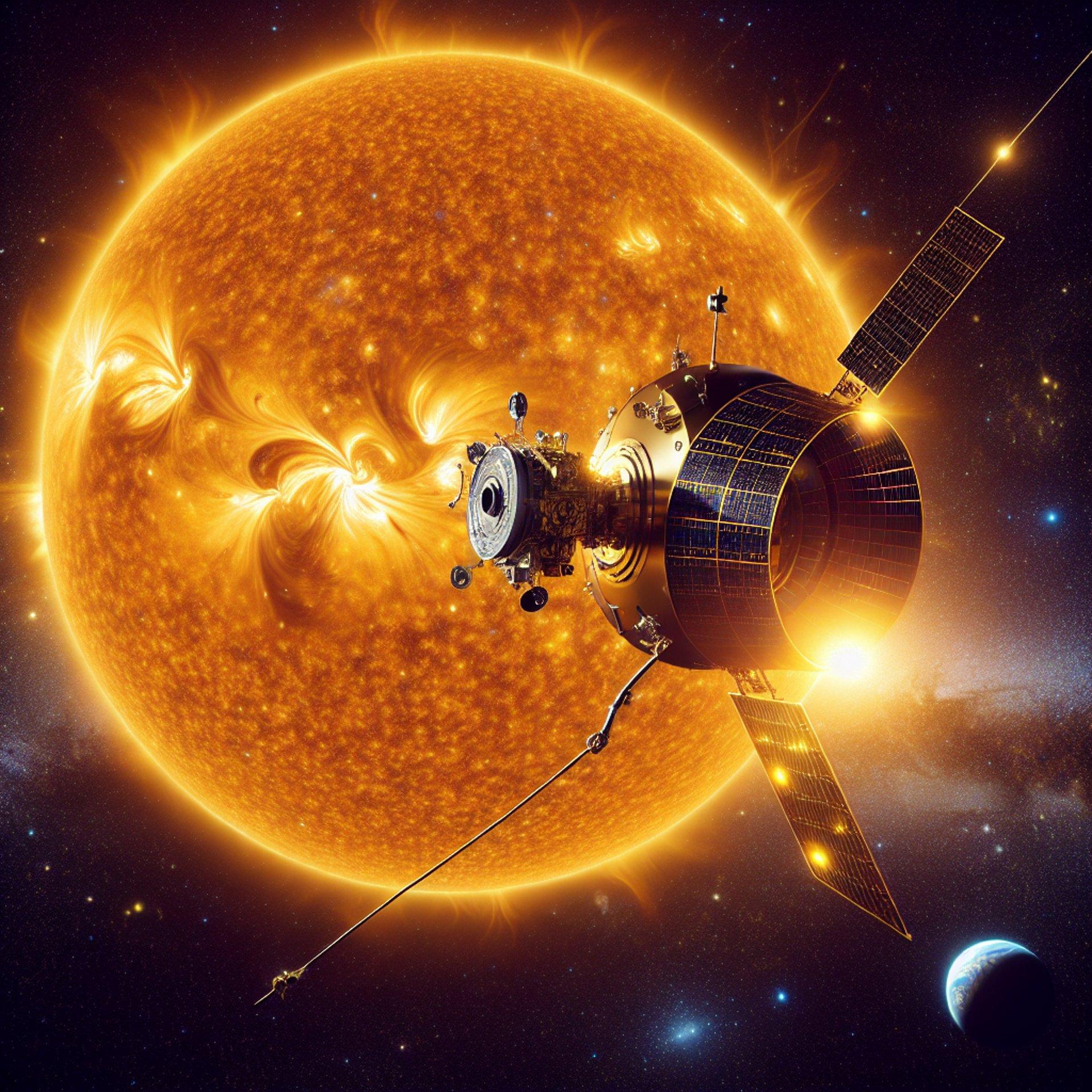 Banner for NASA's Parker Solar Probe: A Historic Close Encounter with the Sun