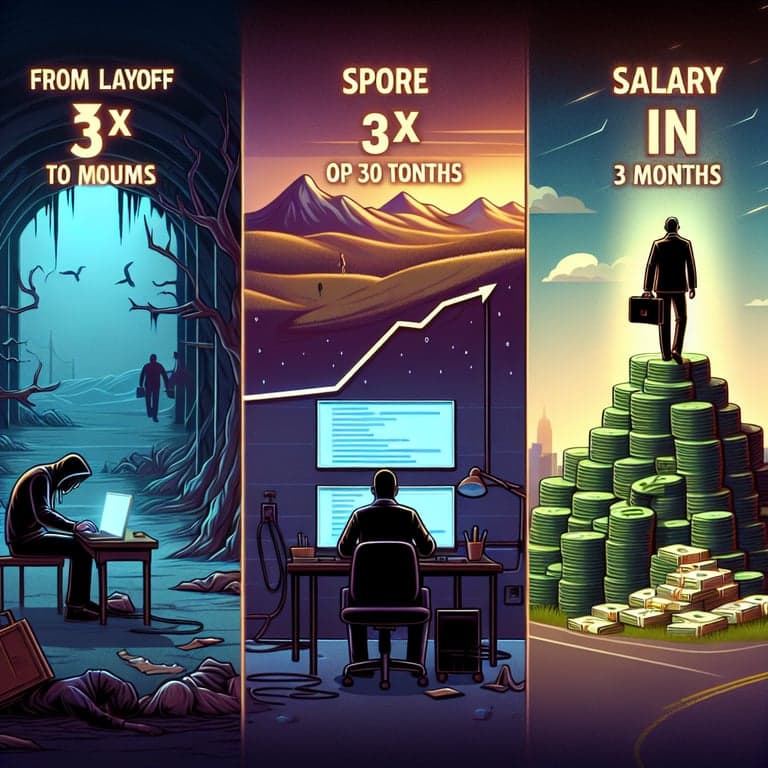 Banner for From Layoff to Triumph: Tech Professional Scores 3x Salary in Three Months