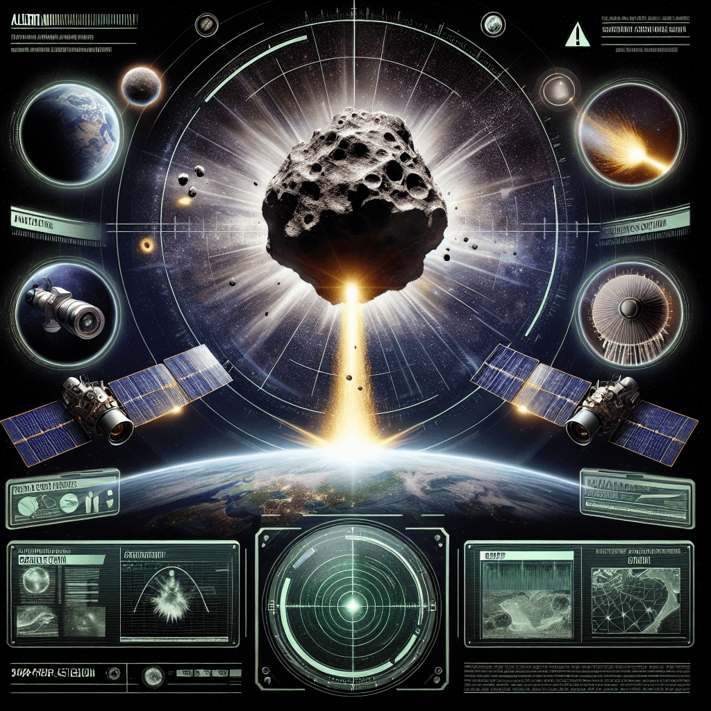Banner for NASA Alerts: Massive 990-Foot Asteroid Sparks Collision Concerns