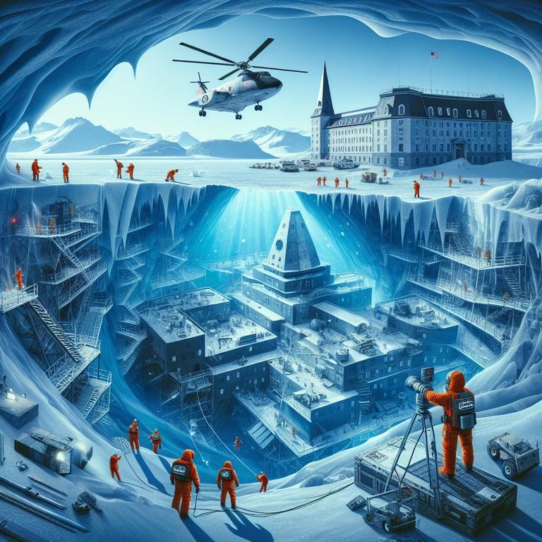 Banner for NASA Uncovers a Cold War Lost City: Camp Century Revealed Under Greenland Ice