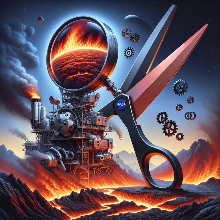 Banner for NASA's Vital Wildfire Research Under Siege: Budget Cuts Threaten Crucial Missions
