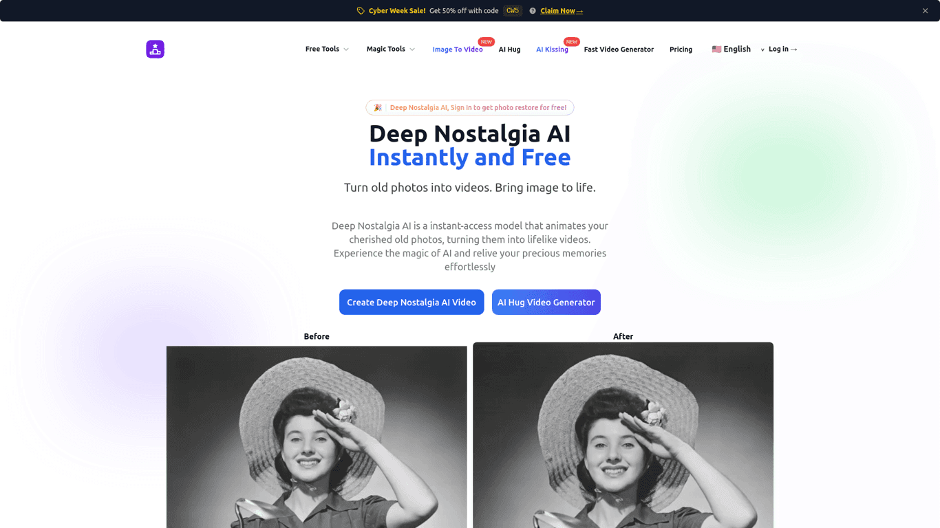 Deep Nostalgia AI